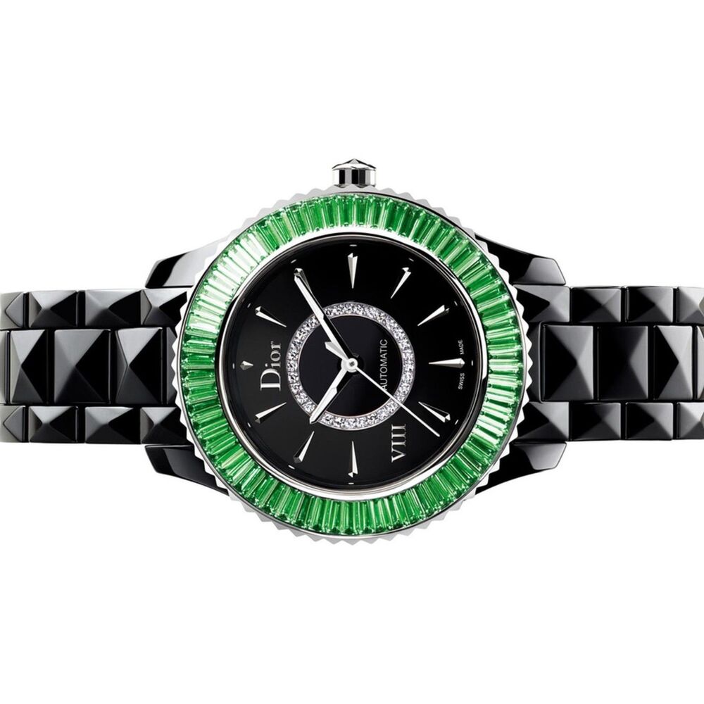 CHRISTIAN DIOR 'DIOR VIII' 33MM BAGUETTE WATCH CD1235F1C001